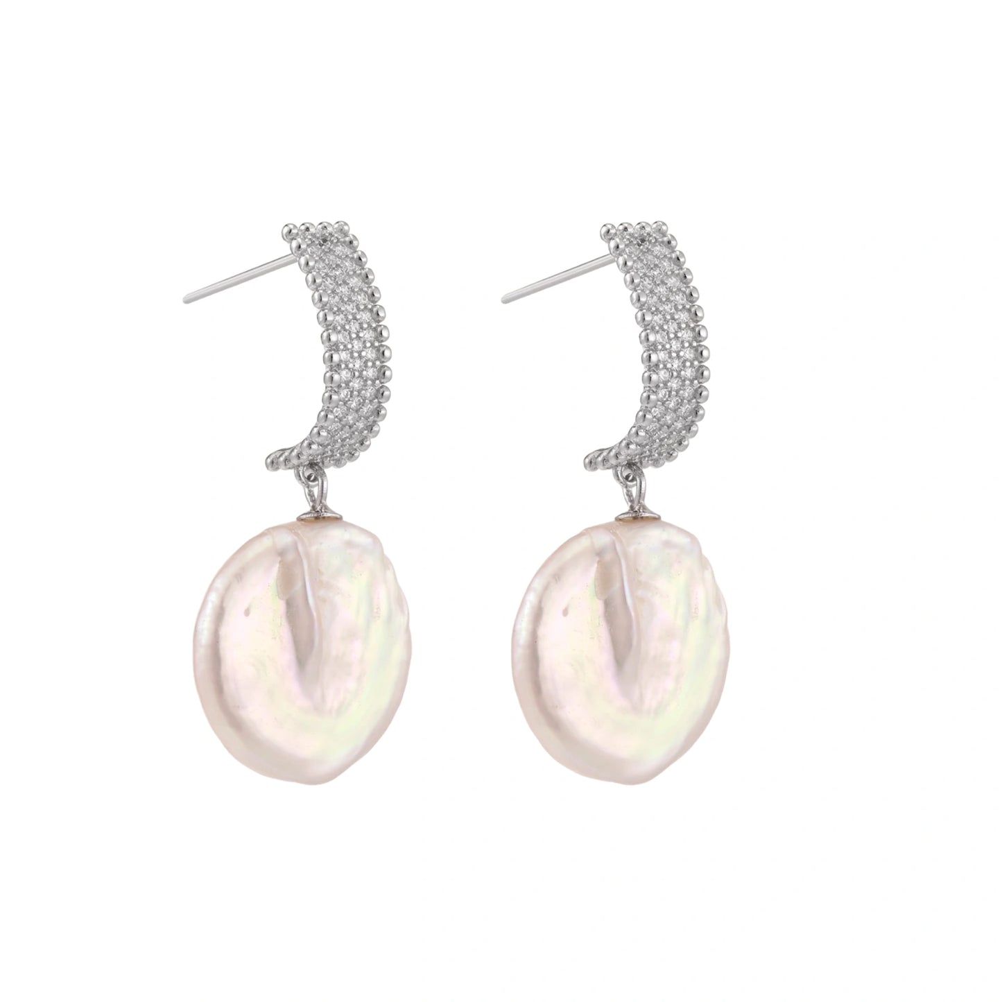 Mikki Luka Baroque Pearl Drop Earrings