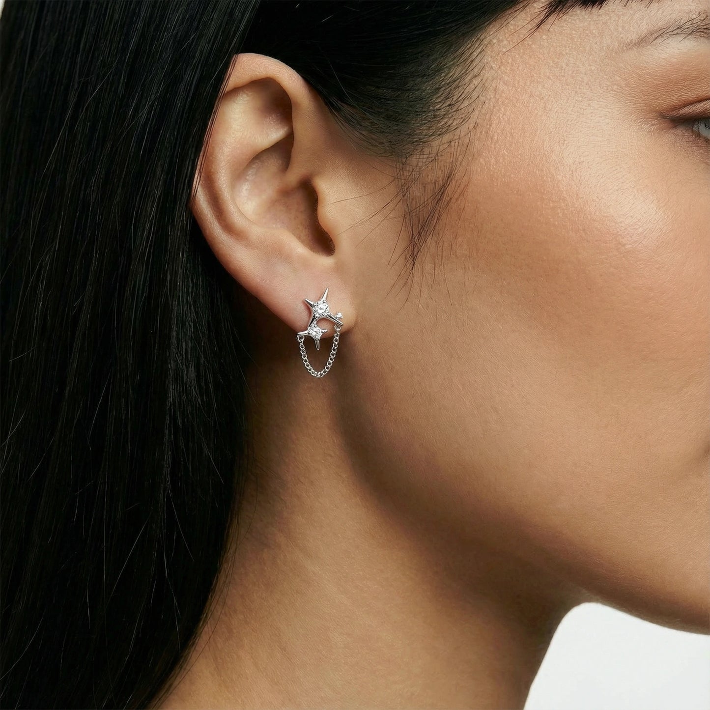 Stardust Chain Studs