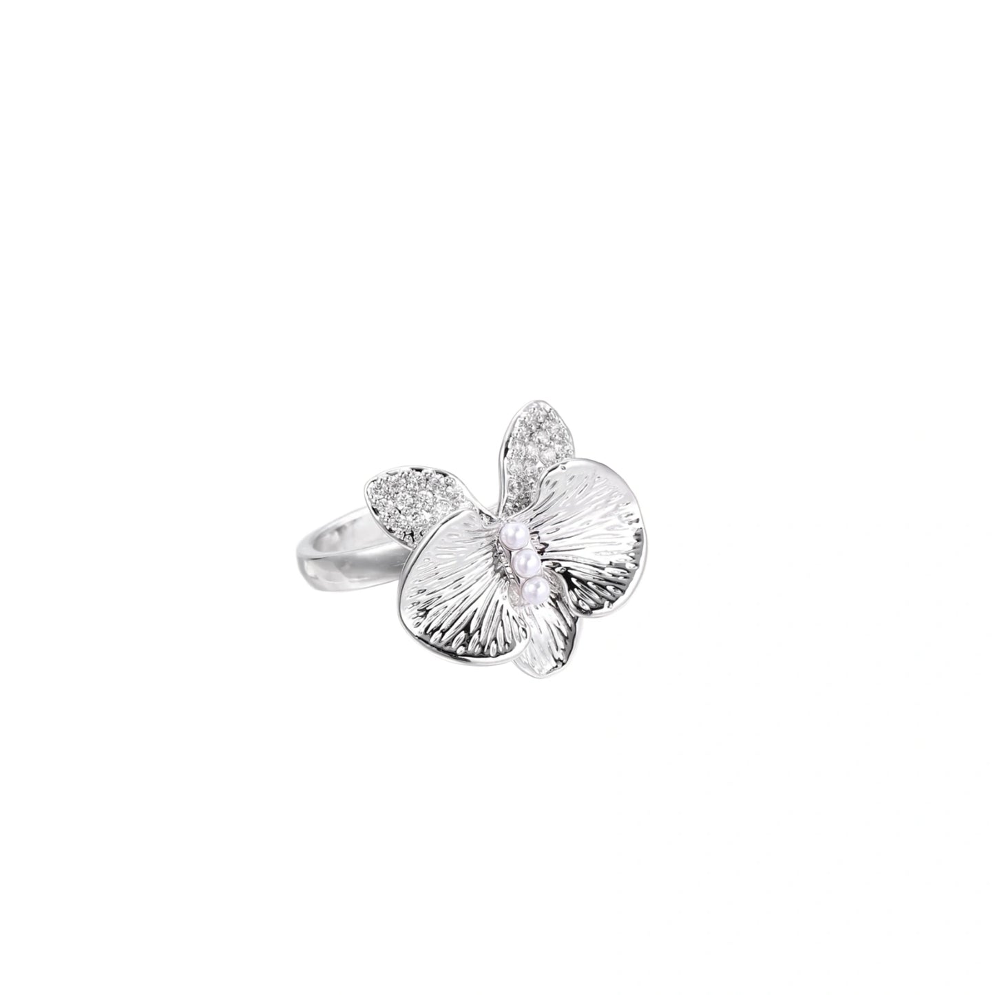 Mikki Luka Pearl Orchid Ring
