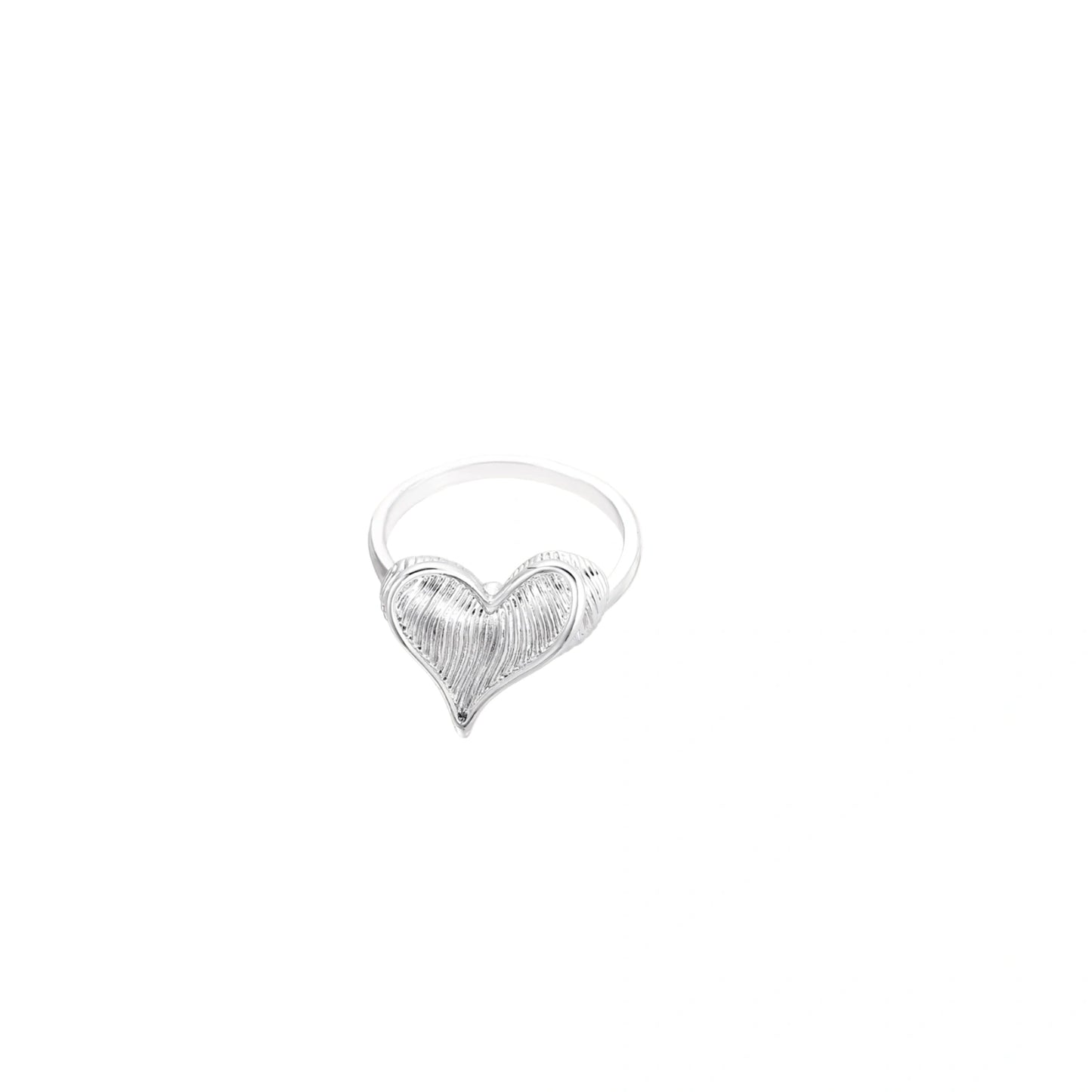Mikki Luka Feathered Heart Ring