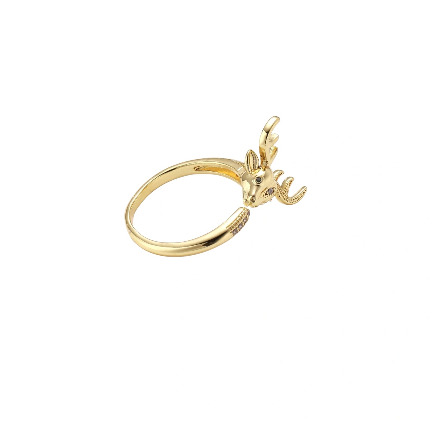 Mikki Luka Enchanted Forest Deer Ring