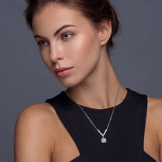 Mikki Luka Celestial Arc Moissanite Necklace