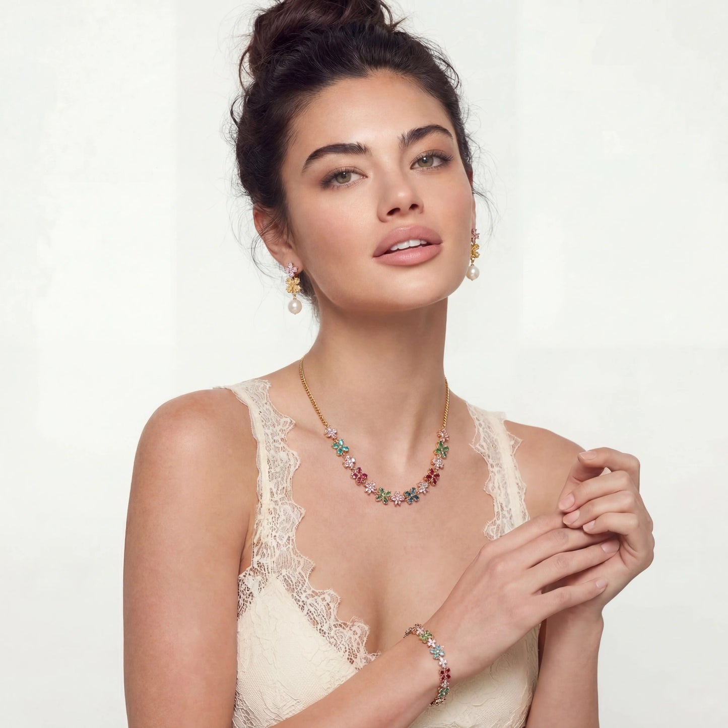 Mikki Luka Garden Bloom Jewellery Set