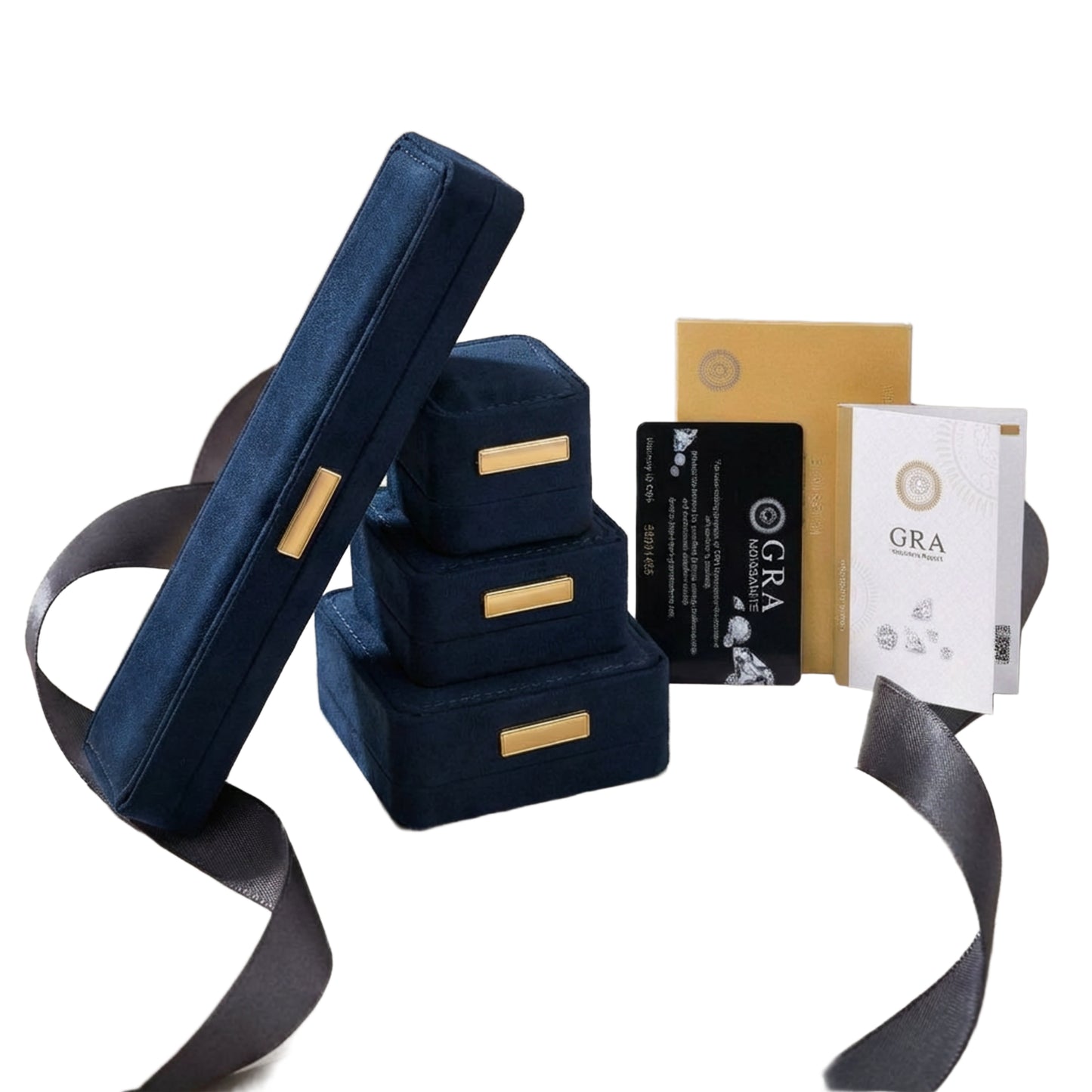 Sterling silver ring with oval moissanite center stone surrounded by smaller accent stones in ornate setting