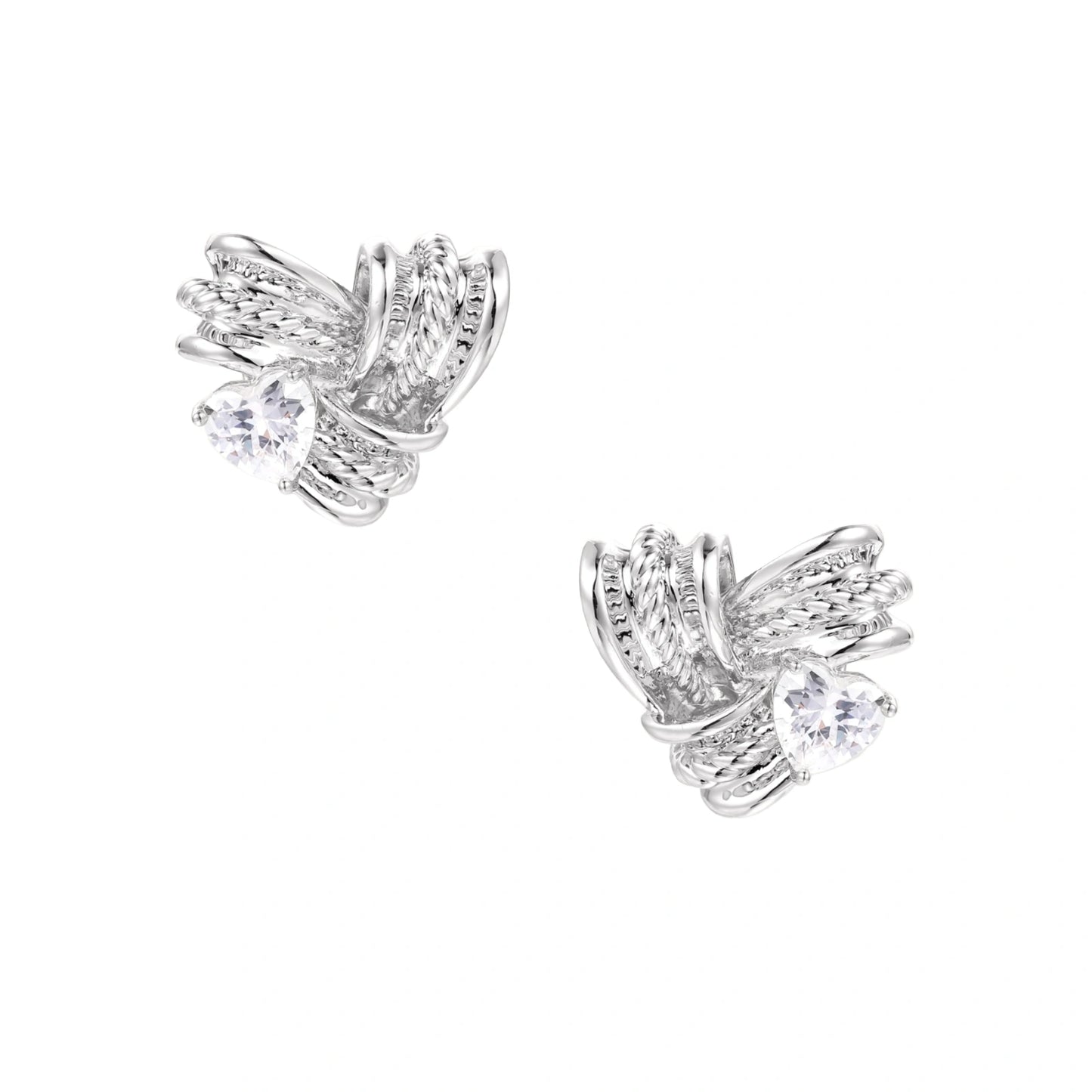 Mikki Luka Twisted Elegance Stud Earrings
